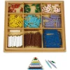 TimeTEX Kasten mit Perlenstäbchen für das Multiplikationsbrett "Montessori Premium"
