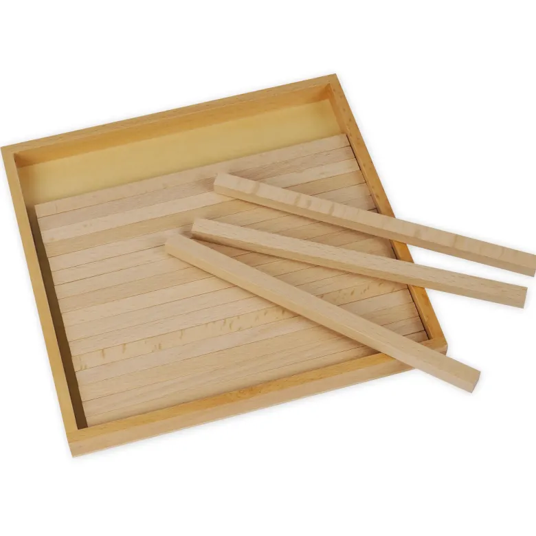 TimeTEX Kasten mit Prismen zur Braunen Treppe "Montessori Premium"