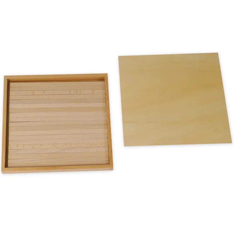 TimeTEX Kasten mit Prismen zur Braunen Treppe "Montessori Premium"