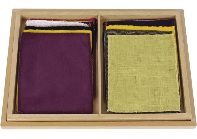 TimeTEX Kasten mit Stoffen "Montessori Premium"
