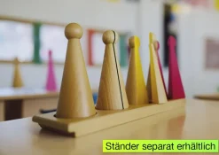 TimeTEX Kegel zum Bruchrechnen "Montessori Premium"