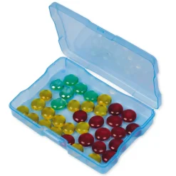 TimeTEX Klappdeckel-Boxen im Koffer, farbig, 17-tlg.