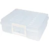 TimeTEX Klappdeckel-Boxen im Koffer, transparent, 17-tlg.