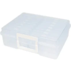TimeTEX Klappdeckel-Boxen im Koffer, transparent, 17-tlg.