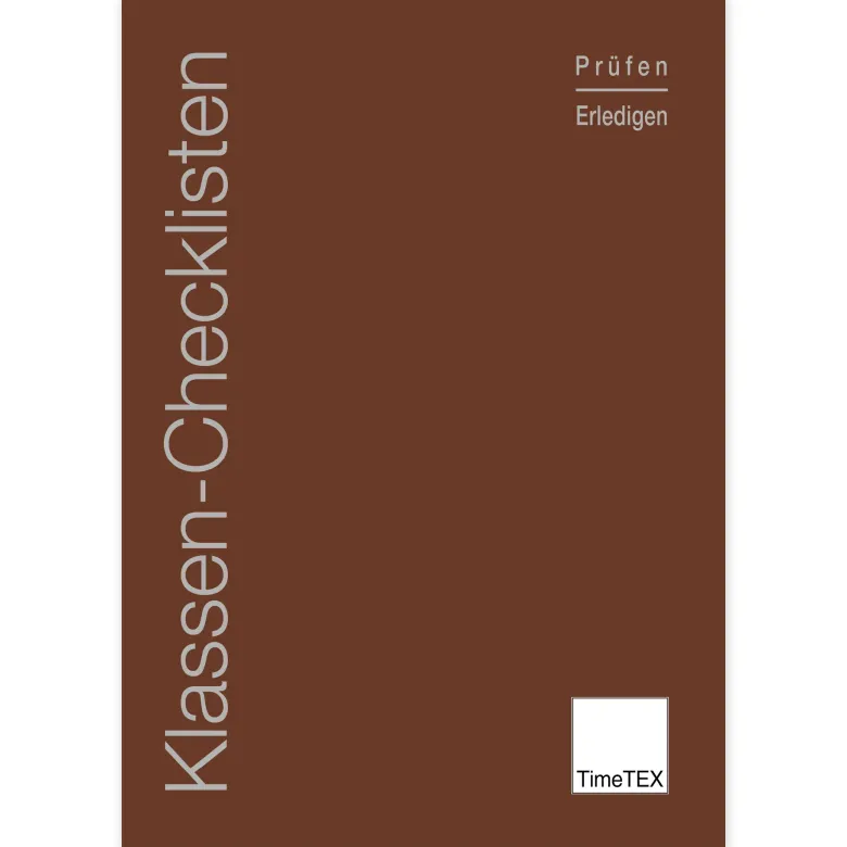 TimeTEX Klassen-Checklisten, A4