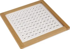 TimeTEX Kontrolltafel für das Hunderterbrett "Montessori Premium"