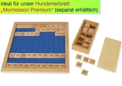TimeTEX Kontrolltafel für das Hunderterbrett "Montessori Premium"