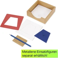 TimeTEX Kästchen für Einsatzfigurenpapier, 14 x 14 cm 
