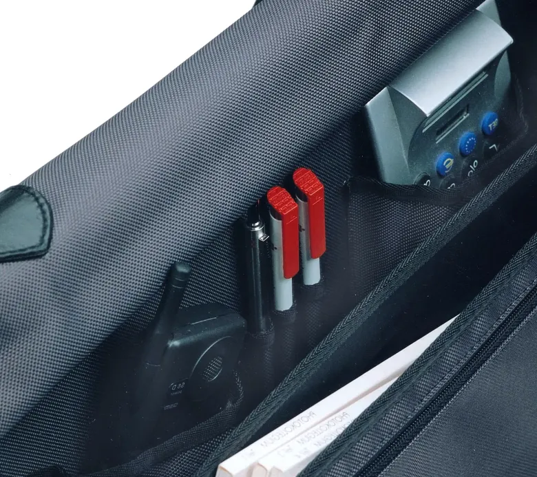 TimeTEX Lehrertasche "Maxima Trend", schwarz, Nylongewebe II./SO