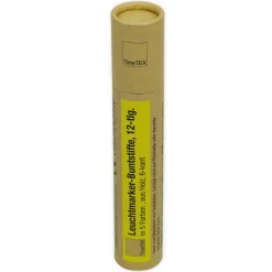 TimeTEX Leuchtmarker-Buntstifte aus Holz, sechskant, 12-tlg. in 5 Farben