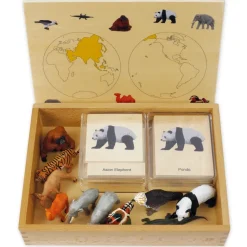 TimeTEX Mini-Tiere-Set Asien "Montessori Premium"