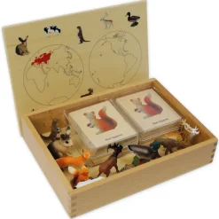 TimeTEX Mini-Tiere-Set Europa "Montessori Premium"