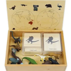 TimeTEX Mini-Tier-Set Australasien "Montessori Premium"