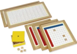 TimeTEX Multiplikationstabellen im Holzrahmen "Montessori Premium"