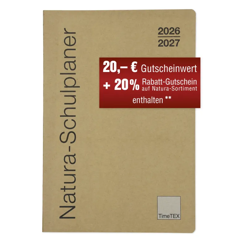 TimeTEX Natura-Schulplaner A5 2026/2027