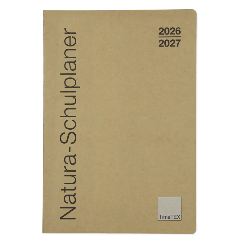 TimeTEX Natura-Schulplaner A4-Plus 2026/2027