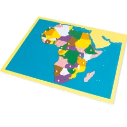 TimeTEX Puzzlekarte Afrika "Montessori Premium"