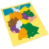 TimeTEX Puzzlekarte Deutschland "Montessori Premium"