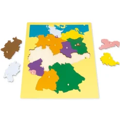 TimeTEX Puzzlekarte Deutschland 