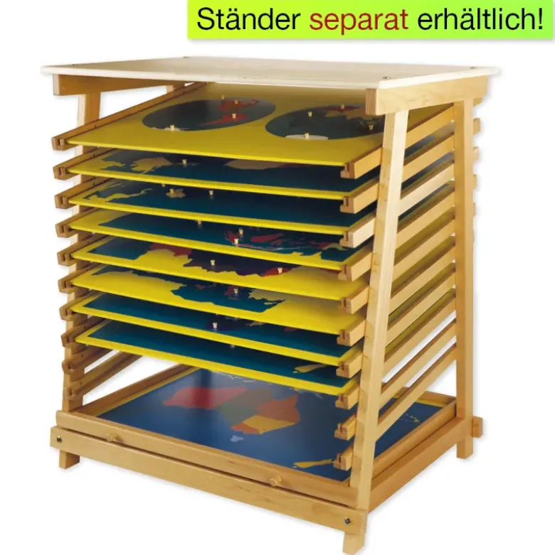 TimeTEX Puzzlekarte Europa "Montessori Premium"