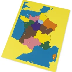 TimeTEX Puzzlekarte Frankreich "Montessori Premium"