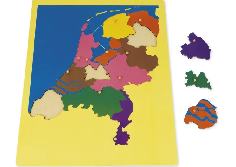 TimeTEX Puzzlekarte Niederlande "Montessori Premium"