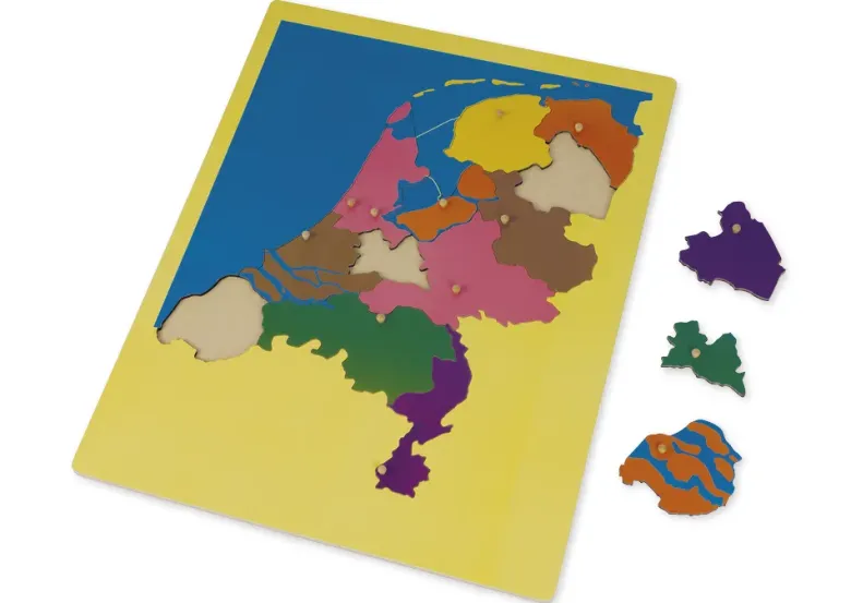 TimeTEX Puzzlekarte Niederlande "Montessori Premium"