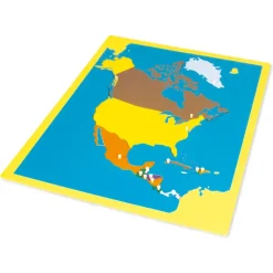 TimeTEX Puzzlekarte Nordamerika 