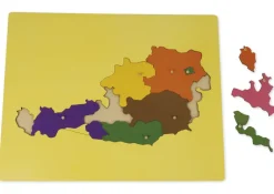 TimeTEX Puzzlekarte Österreich "Montessori Premium"