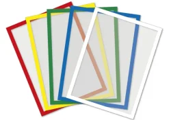 TimeTEX Rahmen-Einstecktaschen A4, magnetisch, 5-tlg.