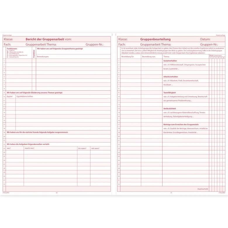 TimeTEX Referendar-Heft A4