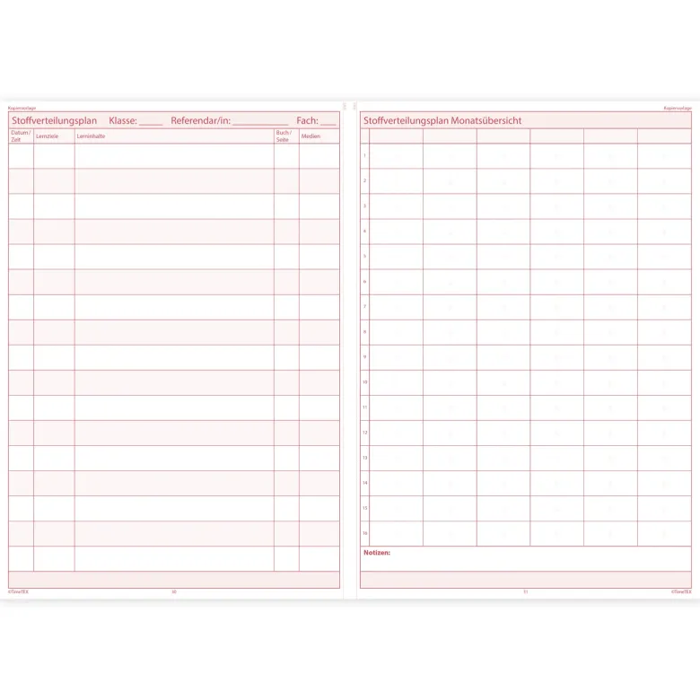 TimeTEX Referendar-Heft A4