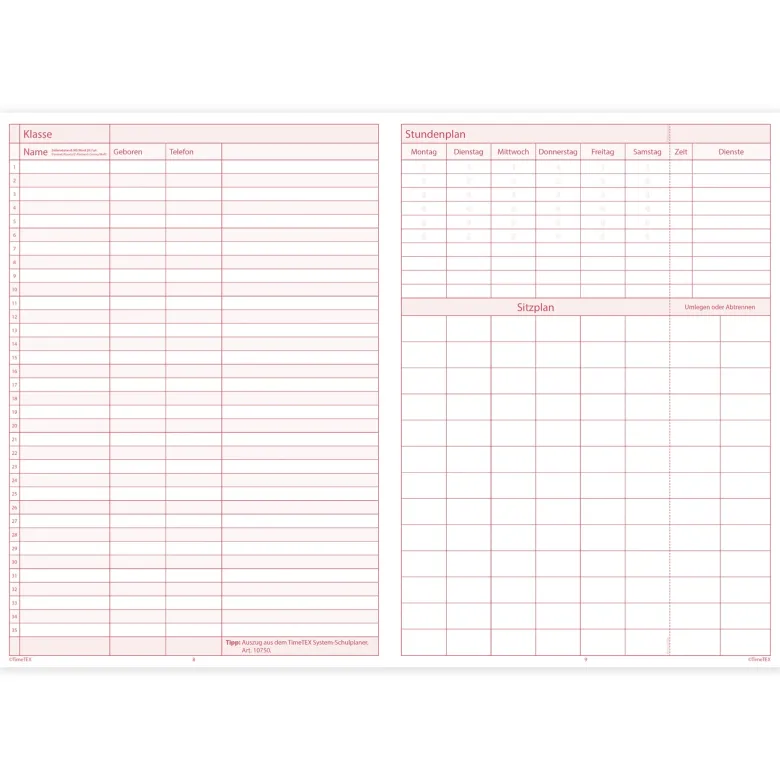 TimeTEX Referendar-Heft A4