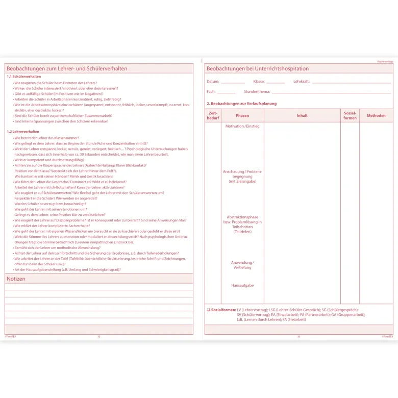 TimeTEX Referendar-Heft A4