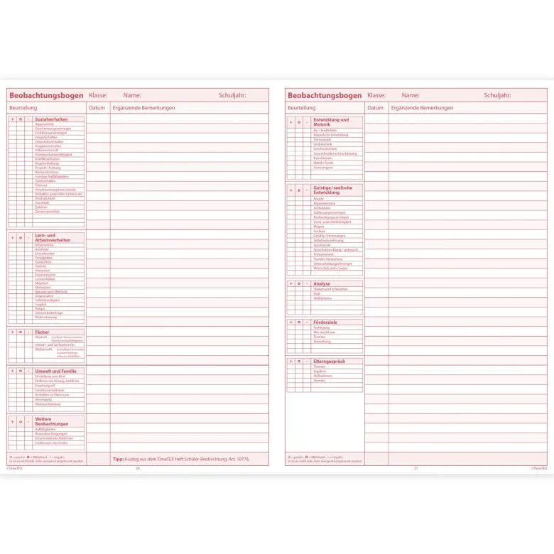 TimeTEX Referendar-Heft A4