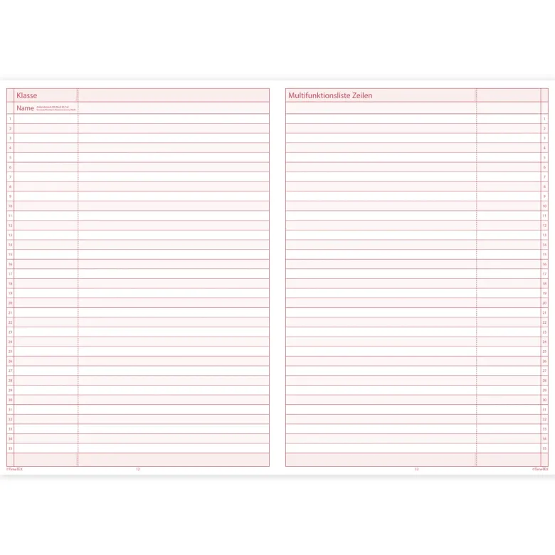 TimeTEX Referendar-Heft A4
