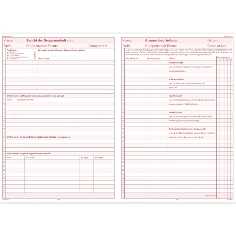 TimeTEX Referendariats-Planer "Documento" A4-Plus
