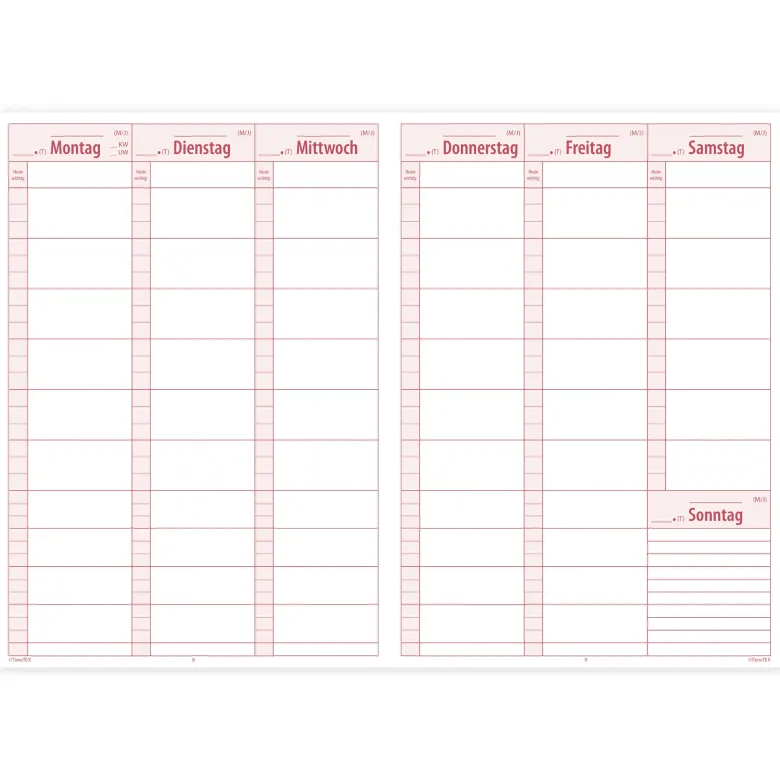 TimeTEX Referendariats-Planer "Documento" A4-Plus