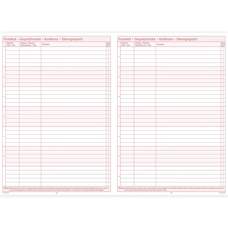 TimeTEX Referendariats-Planer "Documento" A4-Plus
