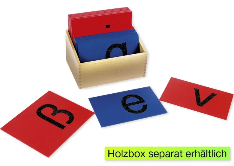 TimeTEX Sandpapier Kleinbuchstaben "Montessori Premium"
