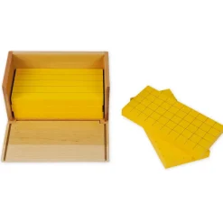 TimeTEX Satz mit fünf gelben Prismen "Montessori Premium"