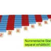 TimeTEX Satz Ziffern 1-10 auf Holzbrettchen "Montessori Premium"