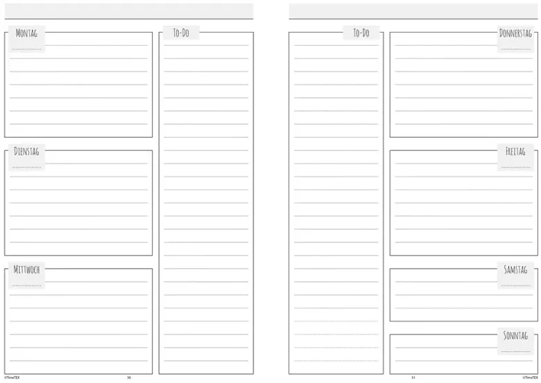 TimeTEX Semester-Planer A5