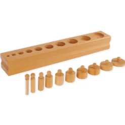TimeTEX Set Block mit Zylindern 1-4 "Montessori Premium"