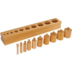 TimeTEX Set Block mit Zylindern 1-4 "Montessori Premium"