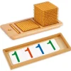 TimeTEX Set Einführung Dezimalsystem und Zahlen 1-1000 "Montessori Premium"