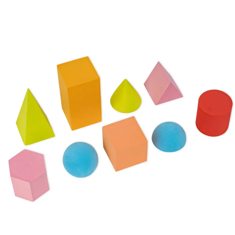 TimeTEX Set Flüster-Geometrie-Körper, 9-tlg.