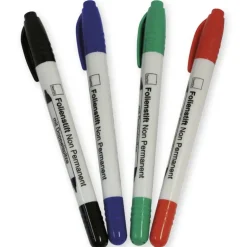 TimeTEX-Set Folienstifte mit Doppelspitze, 4-tlg., non Permanent - abwischbar