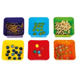TimeTEX Set Materialschalen quadratisch, 6-tlg.
