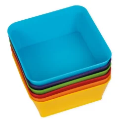 TimeTEX Set Materialschalen quadratisch, 6-tlg.